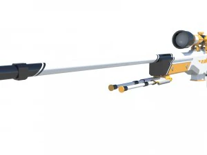 awp asiimov 3D Model