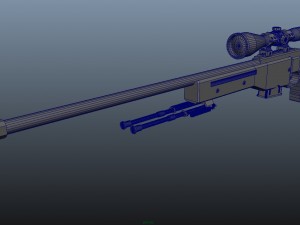 awp asiimov 3D Модель