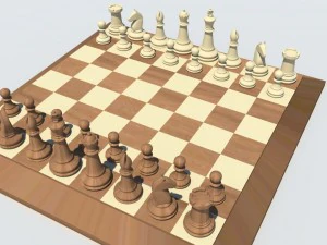 шаховий набір 3D Модель