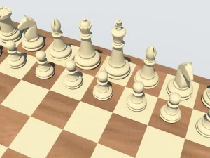 шаховий набір 3D Модель