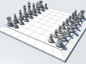chess set 3D Model