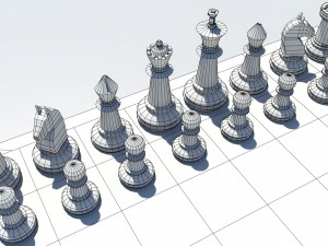 chess set 3D Model