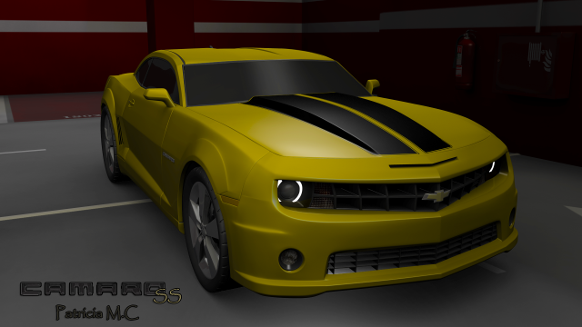 camaro ss 2010 3D Model .c4d .max .obj .3ds .fbx .stl .blend 