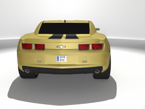 camaro ss 2010 3D Model