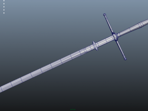 medieval knight-armor with two-handed sword 3D मॉडल