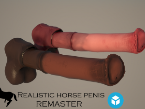horse penis remaster 3D Model