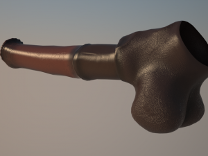 horse penis remaster Modelo 3D
