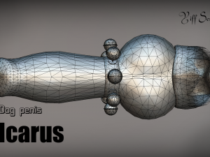 dog penis icarus Modèle 3D