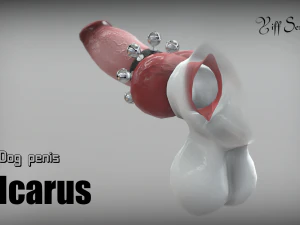 dog penis icarus 3D Model