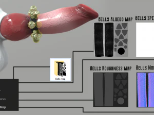 dog penis icarus 3D Model