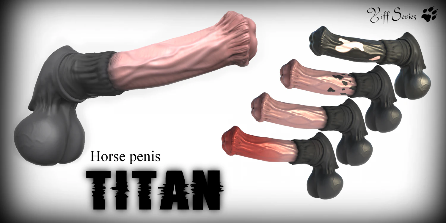 cavallo pene titano Modello 3D .c4d .max .obj .3ds .fbx .stl .blend 