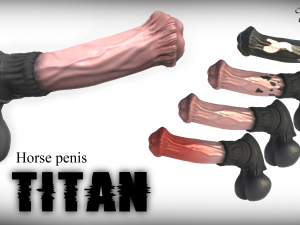 horse penis titan 3D Model