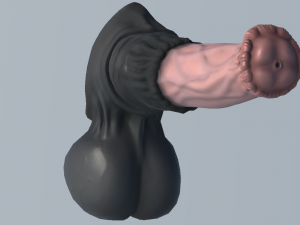 horse penis titan Model 3D