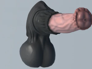 cavallo pene titano Modello 3D