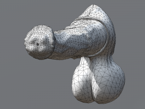 horse penis titan Model 3D