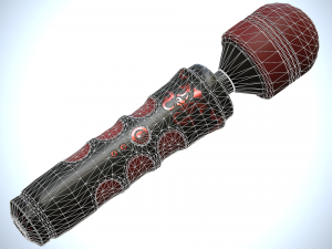 magic wand red Model 3D