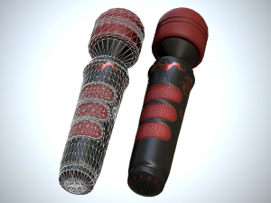 magic wand red Model 3D