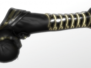 Horse penis set Modello 3D