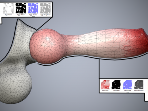 dog penis classic 3D 모델