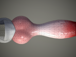 dog penis classic 3D 모델
