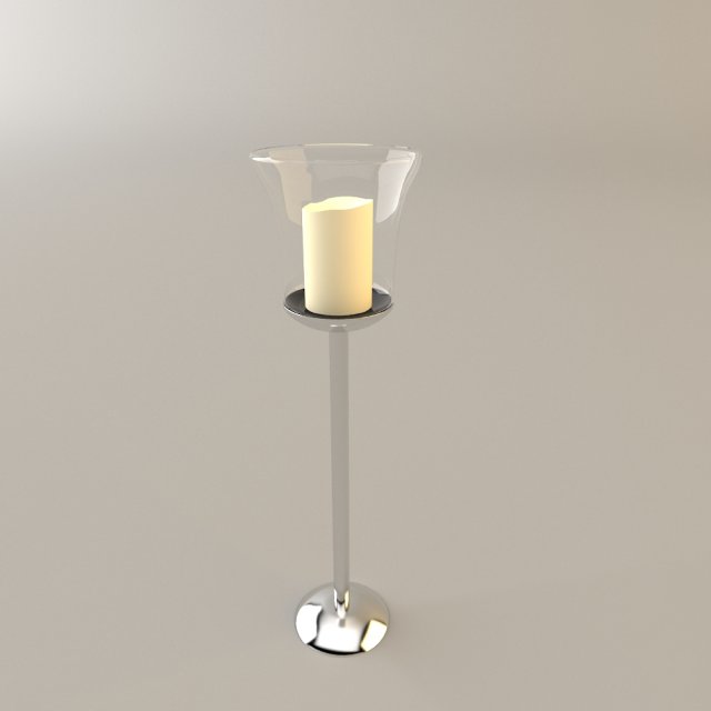 candlestick holder Model 3D .c4d .max .obj .3ds .fbx .stl .blend 