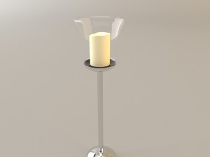 candlestick holder Modello 3D