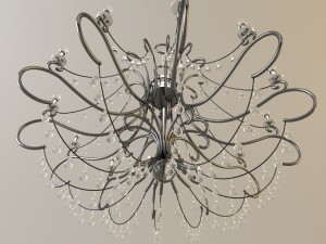 crystal chandlelier 3D Модель