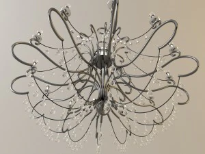 crystal chandlelier 3D Model