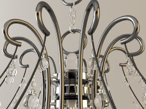 crystal chandlelier 3D Модель