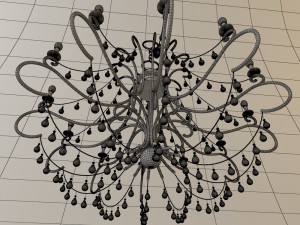 crystal chandlelier 3D Модель