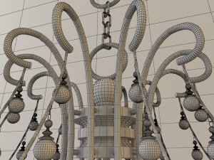 crystal chandlelier 3D Модель