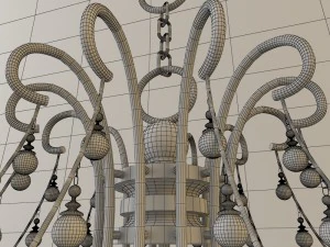 crystal chandlelier 3D Model