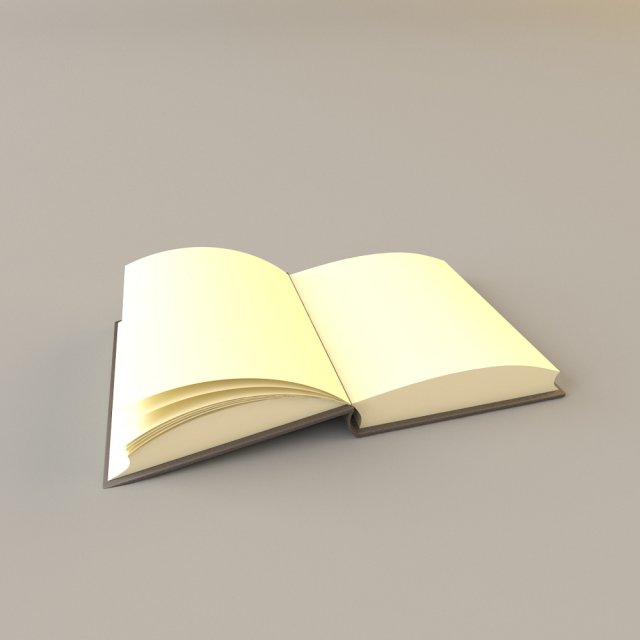 open book 3D 모델 .c4d .max .obj .3ds .fbx .stl .blend 