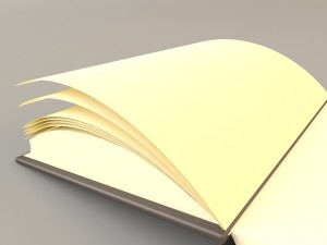 open book 3D 모델