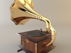 phonograph 3Dモデル