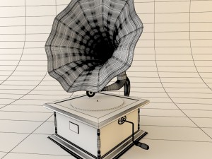 phonograph 3Dモデル