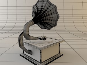 phonograph 3Dモデル