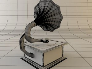 phonograph 3D Model
