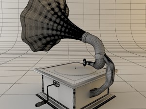 phonograph 3Dモデル