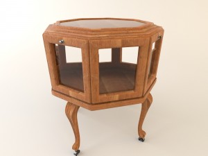 round cupboard 3D Model