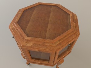 round cupboard 3D मॉडल