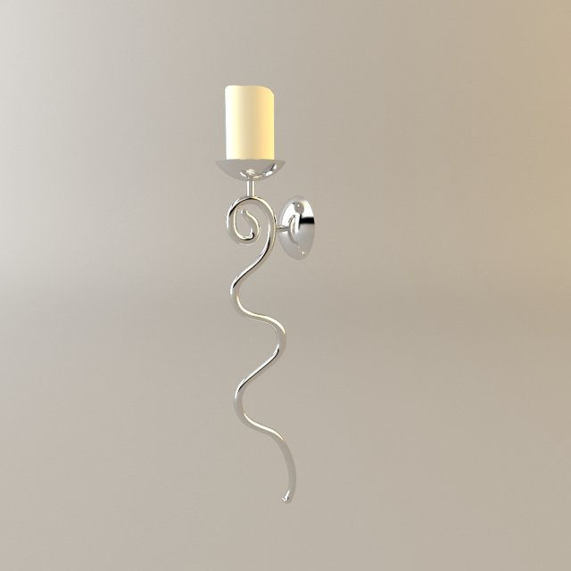 suspended candlestick holder Modello 3D .c4d .max .obj .3ds .fbx .stl .blend 