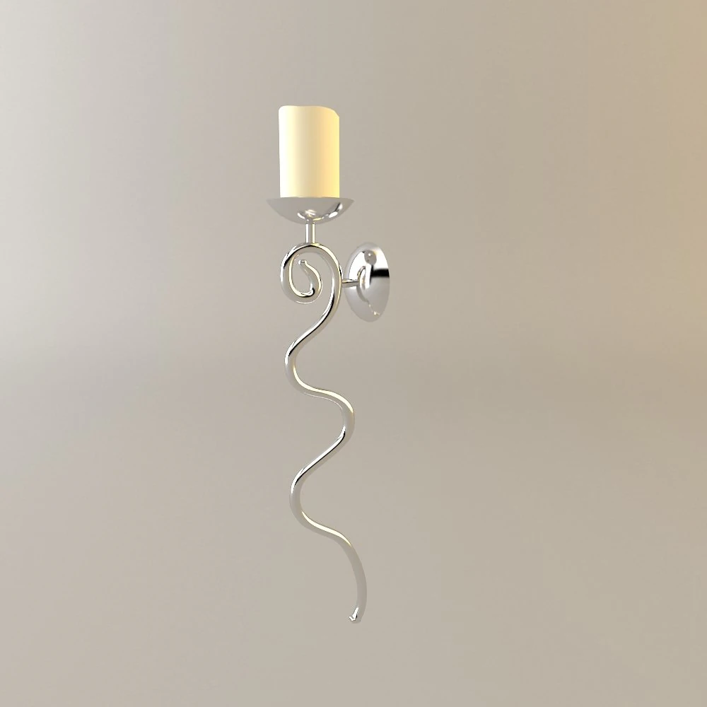 suspended candlestick holder 3D Model .c4d .max .obj .3ds .fbx .stl .blend 