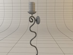 suspended candlestick holder Modello 3D