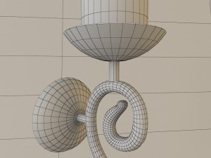 suspended candlestick holder Modello 3D