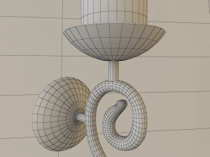 suspended candlestick holder 3D Model