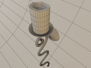 suspended candlestick holder Modello 3D