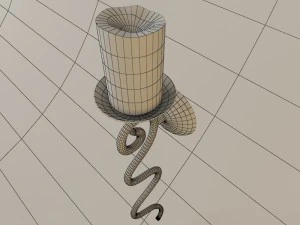 suspended candlestick holder 3D Model