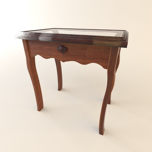 table 3D Model .c4d .max .obj .3ds .fbx .stl .blend 