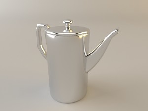 tea set with teapot 3D Модель